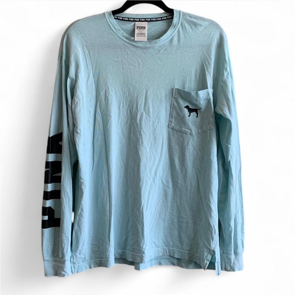 Light Blue Victoria’s Secret Pink Long Sleeve Size Small